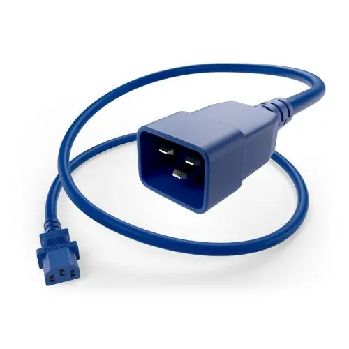 14Awg 15A C13 To C20 Heavy-Duty Power Cord Blue 1