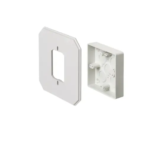 15.5 Cubic Inches Single Gang Siding Mount Electrical Box Uv-Rated Plastic 8081 1