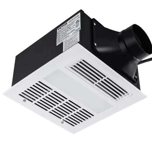 1500W Bathroom Exhaust Fan 110 Cfm Ventilation 1.5 Sones Low Noise Energy-Saving Ceiling Fan For Various Ceilings 1