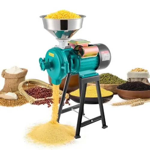 1500W Commercial Electric Grain & Spice Grinder – 110 Lbs/H Cast Iron Pulverizer With Non-Slip Feet For Dry Grains & Coffee 1