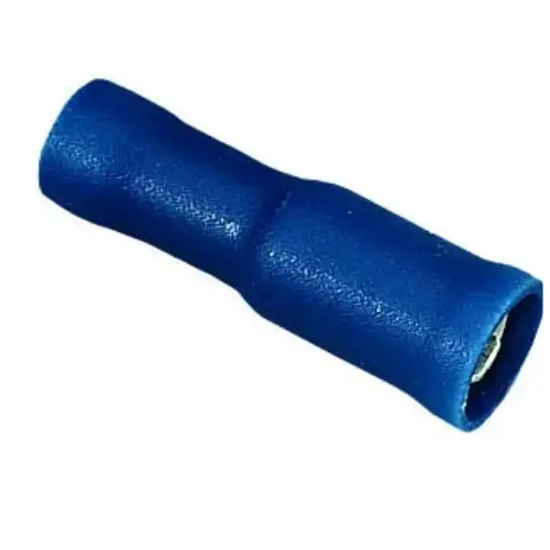 16 To 14 Awg Fully Insulated Vinyl Female Receptacle Disconnect Blue 83-8111(Pack Of 25) 1