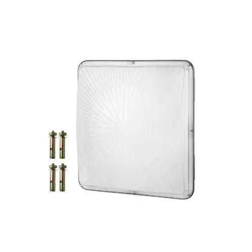 16500Lm High Output Outdoor Square Ip65 Rated Led Canopy Ceiling Lighting Fixture For Warehouse & Garage Lighting 1