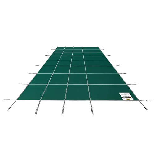 16X30 Ft Rectangle Pool Safety Cover, Green Mesh Solid Inground Winter Safety Cover For Swimming Pools 1