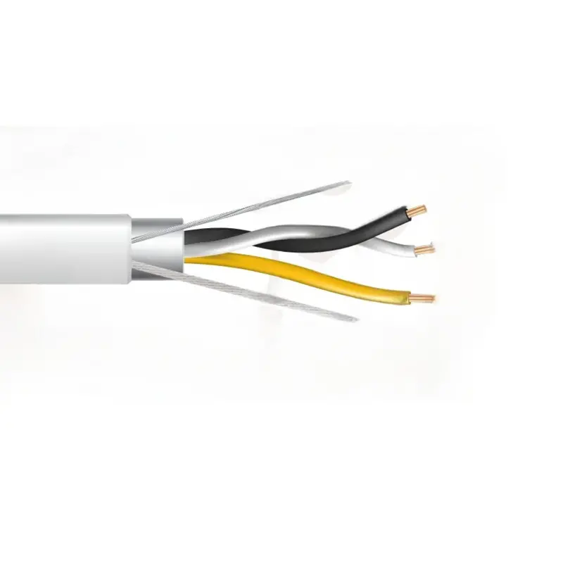 18 Awg 1 Pair Bare Copper Plenum Rs-485 Shielded Cable Ul Listed 300V 1