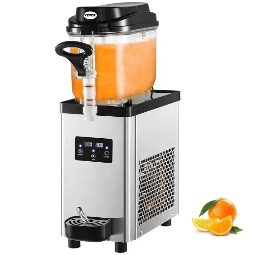 1X6 L 300W Commercial Slushy Machine, 6L Single-Bowl Margarita & Smoothie Maker For Cafes Restaurants Bars Home 1