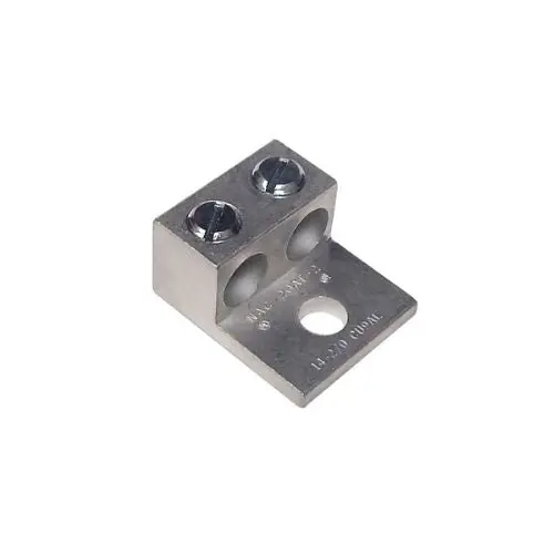 2/0–14 Awg Dual Conductor Aluminum Mechanical Lug One Hole Bulk Box 90814B (Pack Of 400) 1
