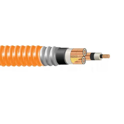 2/0 Awg 3C Hvteck Copper 90 Mil Nlepr Ts Aia 5Kv 100% Il Orange Pvc Jacket Csa 1