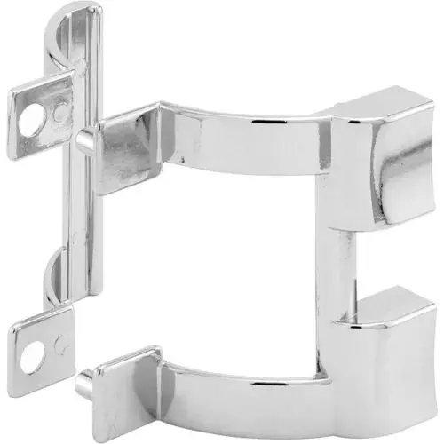 2-1/4 Inch Shower Door Handle And Towel Bracket Set Prime-Line Chrome M 6198 1
