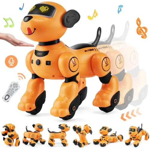 2.4Ghz Rc Robot Dog – Smart Interactive Pet With Follow Touch & Voice Control Singing & Dancing For Kids 3+ 1