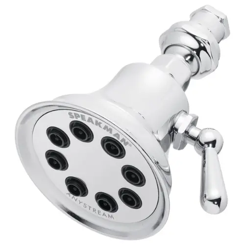 2.5 Gpm 8-Jet Shower Head Polished Chrome S-3015 1