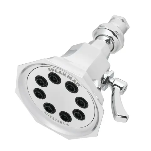 2.5 Gpm 8-Jet Shower Head Polished Chrome S-3019 1