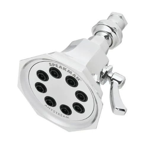 2.5 Gpm 8-Jet Shower Head Polished Chrome S-3019-E15 1