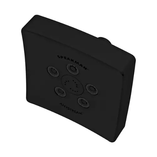 2.5 Gpm Multi Function Shower Head Matte Black S-3021-Mb 1
