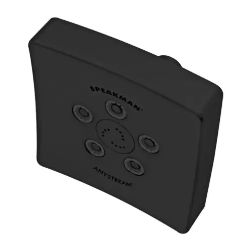 2.5 Gpm Multi Function Shower Head Matte Black S-3021-Mb-E175 1