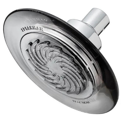 2.5 Gpm Single Function Shower Head Grey & Polished Chrome S-4002 1