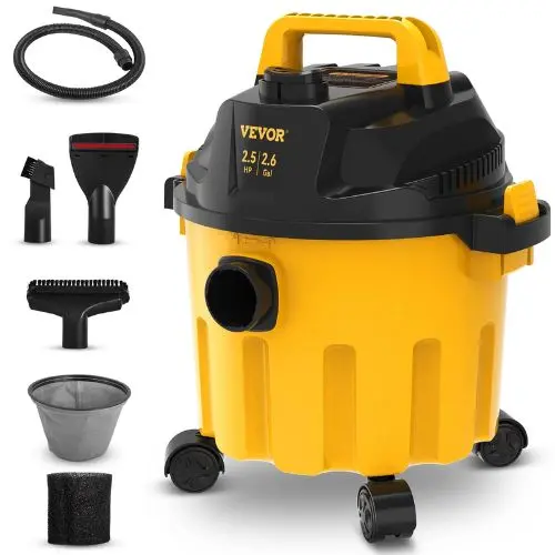 2.6 Gallon Wet Dry Vacuum With Blowing Function For Cleaning Floor Upholstery Gap Car 1