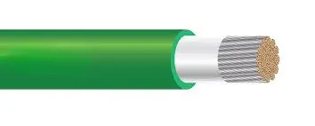 2 Awg Telcoflex-G L6 Telecom Grounding Cable Green 1