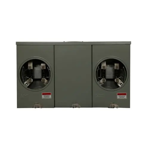 2-Gang 100A 600V Single-Phase Meter Socket 1004426Ach 1
