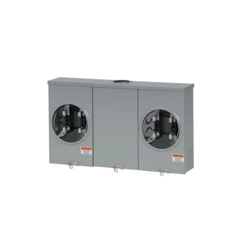 2 Gang 200A 600V Single Phase Four Jaw Meter Socket 1008842Ch 1