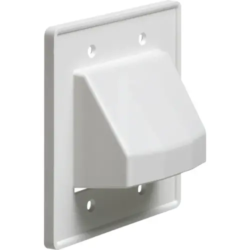 2 Gang Electrical Box Extender Low Voltage Reversible Cable Entrance Plate Ce2 1