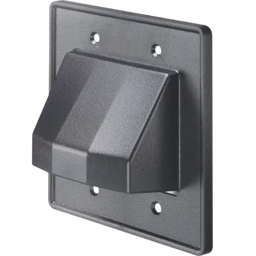 2 Gang Non Metallic Low Voltage Reversible Cable Entrance Plate Ce2bl 1