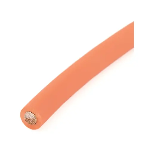 2 Gauge Orange Bare Copper Unshielded High Voltage Primary Battery Cable 159361-81 2