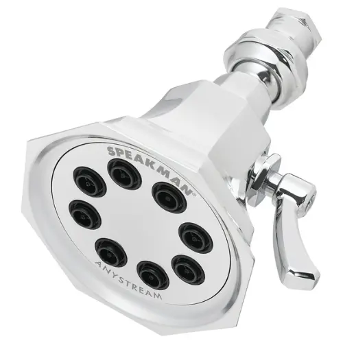 2 Gpm 8-Jet Low Flow Shower Head Polished Chrome S-3019-E2 1