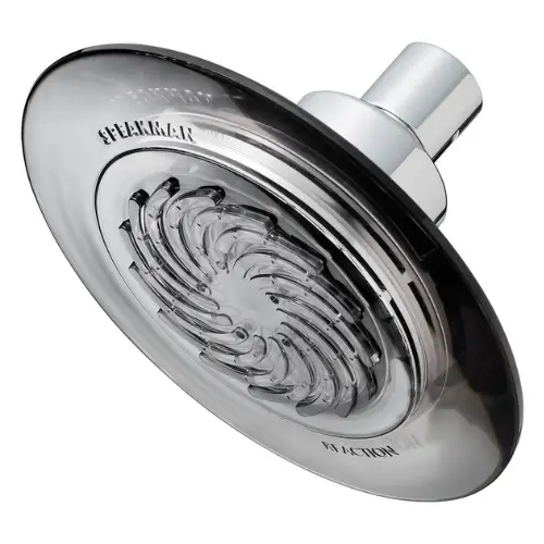 2 Gpm Single Function Shower Head Grey & Polished Chrome S-4002-E2 1