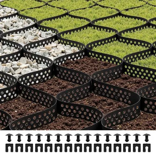 2 In Deep Gravel Stabilization Grid For Driveways Gardens Patios Walkways And Rv Parking (32.81 × 9.84 Ft) 1