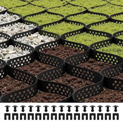 2 In Gravel Grid Permeable Grass And Ground Stabilizer For Driveways Rv Parking Slopes (17.06 X 8.86 Ft) 1