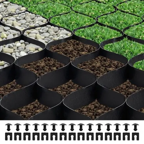 2 In Gravel Grid Permeable Grass And Ground Stabilizer For Driveways Rv Parking Slopes (26.87 X 3.94 Ft) 1