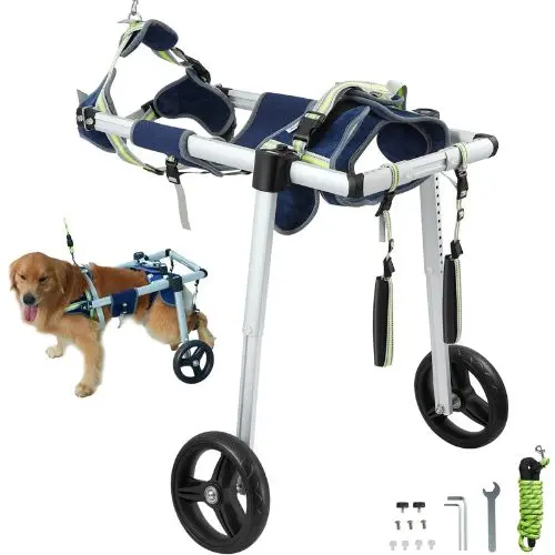 2 Wheels Dog Wheelchair And Back Legs Pet Wheelchair Injured Disabled For Dog Cart Ss2-Xs 1