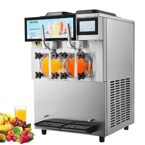 2 X 12L Commercial Slushy Machine For Party Cafes Restaurants Bars Home 1