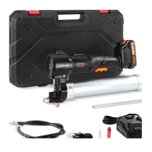 20-Volt 10,000 Psi Electric Grease Gun Kit Professional High Pressure Battery Powered Grease Gun With Carrying Case 1