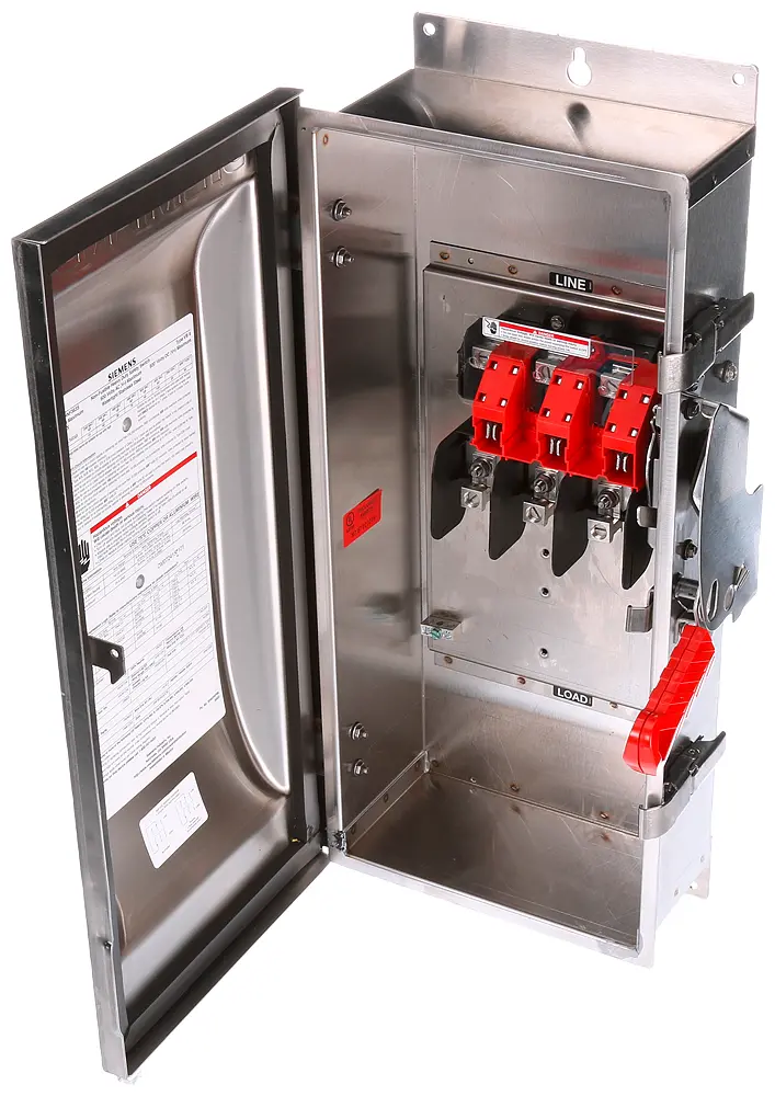 200A 600Vac 200Ka Steel Heavy Duty Safety Switch Hnf364ss 1
