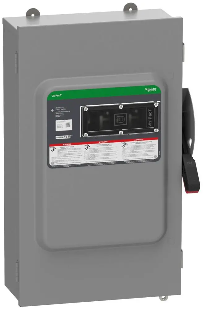 200A 600Vac 3 Pole Heavy Duty Safety Switch Vhu364awkgl 1