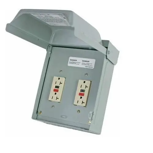 20A 120/240V Single Pole Unmetered Power Outlet U011010 1