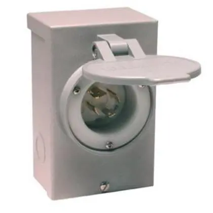 20A 120Vac L14-20P Switch Power Recessed Inlet Box Pb20 1