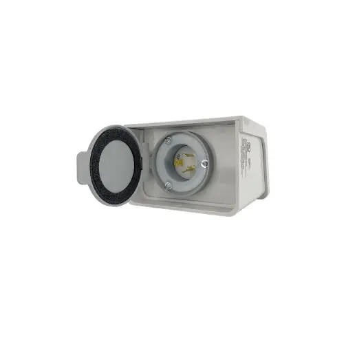 20A 125V Non Metallic Power Inlet Box Pbn21 1