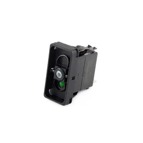 20A 12Vdc Spst Green Led Illuminated Rocker Switch V1d2ah0b-00000-000 1