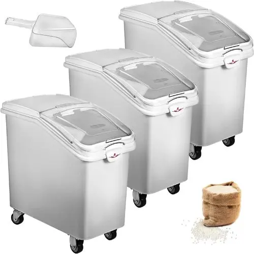 21 Gal Ingredient Storage Container For  Kitchen F21-3X (Pack Of 3) 1