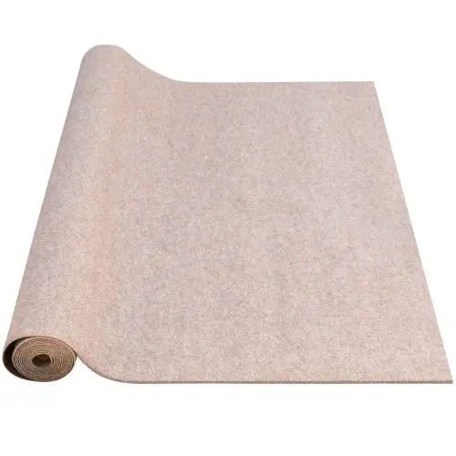 22.9' Ft Light Brown Carpet With Marine Backing Anti-Slide Marine Grade Boat Carpet Cuttable Easy To Clean Patio Rugs Deck Rug 1