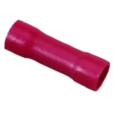 22 To 18 Awg Insulated Vinyl Parallel Splice Terminal Brass 83-9351 (Pack Of 25) 1