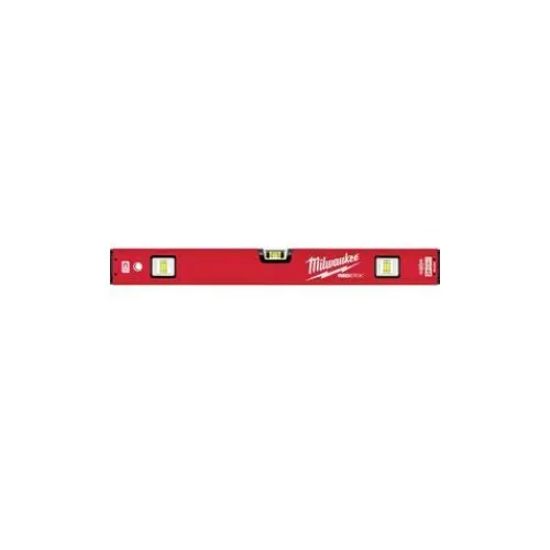 24 Inch Magnetic Construction Box Beam Level Red Mlbxm24 1
