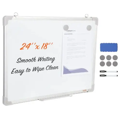 24 X 18 In Magnetic Whiteboard And Dry Erase Board For Office Restaurant And School 1