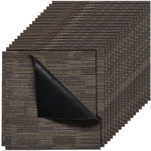 24 X 24 Reusable Carpet Tiles – Modular Soft Padded Squares For 96 Sq. Ft. Diy Installation In Living Room, Bedroom, Office (Gray & Brown 24 Pcs) 1