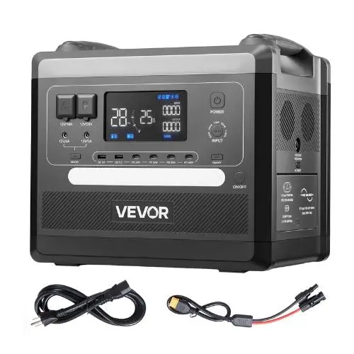 2400W Portable Power Station 2160Wh Solar Generator With 10 Output Ports Expandable Lifepo4 Battery Backup For Home Camping & Rv 1