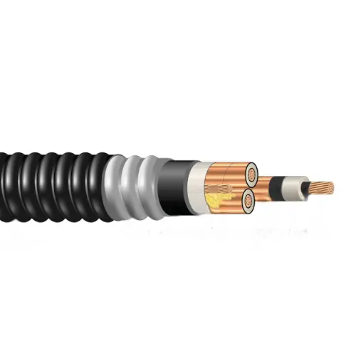 250 Mcm 3C Hvteck Copper 320 Mil Nlepr Ts Aia 25Kv 133% Il Black Pvc Jacket Csa 1