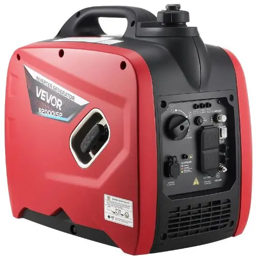 2900W Peak Watt Quiet Inverter Generator Portable Gas Powered For Home Use Compact With Co Sensor (Orange/Black) 1