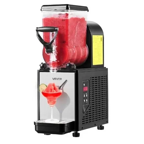 2X6 L Commercial Slushy Machine 50 Cups Margarita Machine For Supermarkets Cafes Restaurants Bars And Home Use Silver 1